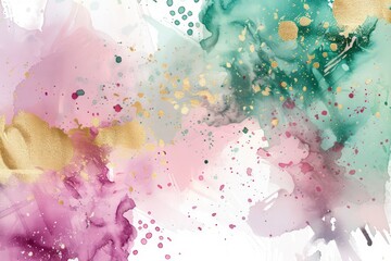 Obraz premium watercolor spot splash painting splatter background