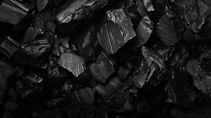 Activated Carbon black Stone Granite Background - obrazy, fototapety, plakaty