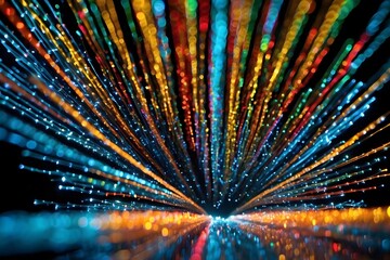 abstract background with rays