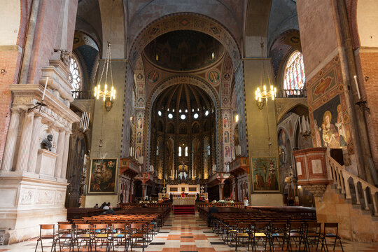 Interior of the Basilica of St. Anthony in Padua, Italy