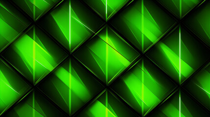 Fototapeta na wymiar A background with neon green diamondsrangedr