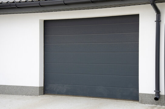 Modern automatic garage sectional doors
