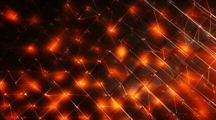 A background with neon orange diamondsranged