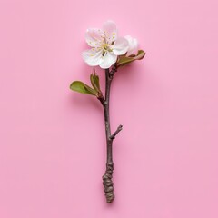 twig with flower.