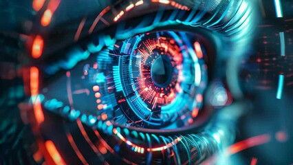 Biometric scanning, human identification and identity concept - Powered by Adobe