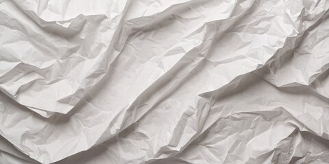 Obraz premium The texture of white paper is crumpled. Background for various purposes