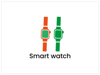 Smart watch icon, logo , illustration. 
