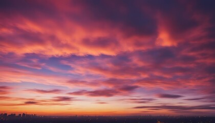 Fototapeta premium photo colorful sky after the sunset