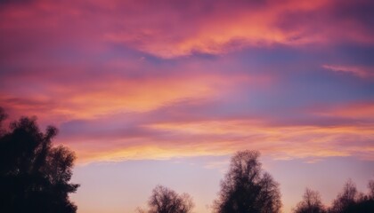 Fototapeta premium photo colorful sky after the sunset
