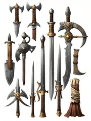 Ancient era weapons set