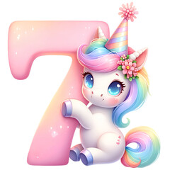 Cute unicorn hugs number 7