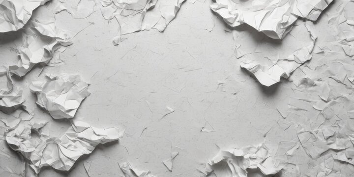 White paper ripped torn background blank creased crumpled posters placard grunge textures surface