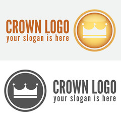 Naklejka premium Crown logo for company
