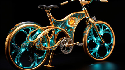 Bioluminescent bike .