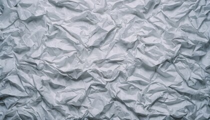 white small many crumpled paper texture background fit background