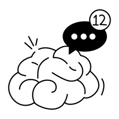 Check out linear icon of comments 