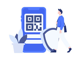 Medical characters fighting the epidemic flat vector concept operation hand drawn illustration
