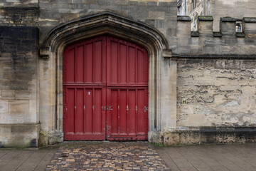 Fototapeta premium English old wood door
