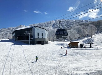 Obraz premium 雪山の景色