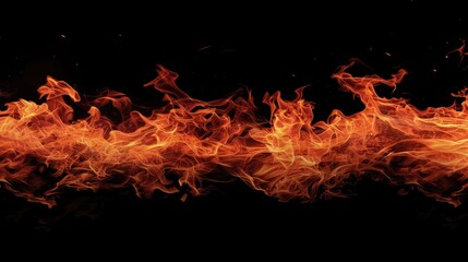 Fototapeta na wymiar Abstract red fire flames background