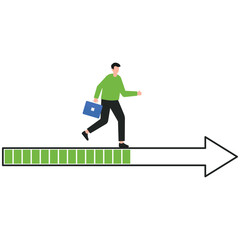 Business step Illustration

