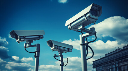 CCTV camera or surveillance operating .