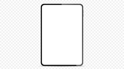 New tablet. Screen pad. Vector illustration PNG	