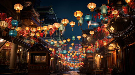 City of Lanterns Streets Aglow with Festival Lights ..