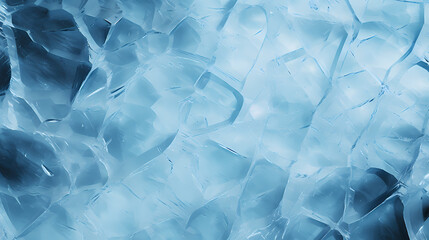Obraz premium cracked ice texture, frozen background