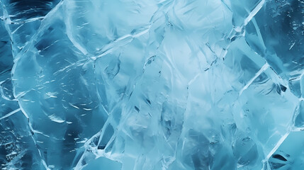 Obraz premium cracked ice texture, frozen background