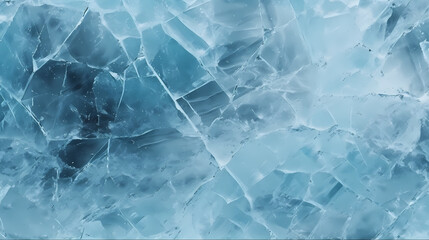 Obraz premium cracked ice texture, frozen background