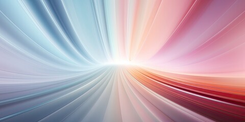 Abstract 3d background, glowing rays of light - 754249540