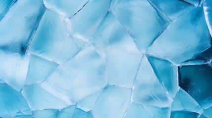 Obraz premium Abstract frozen surface with ice texture background