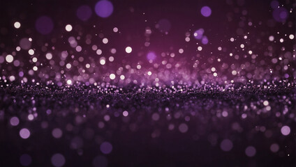 Royal purple light burst on a deep plum backdrop with bokeh lights.