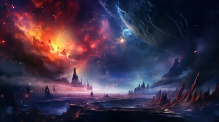 Cosmic Voyage  Interstellar Travel Through Nebulae an