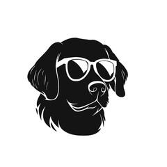 golden retriever dog vector