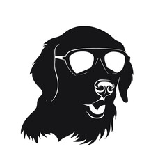 golden retriever dog vector