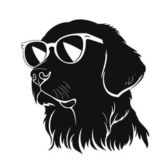 golden retriever dog vector