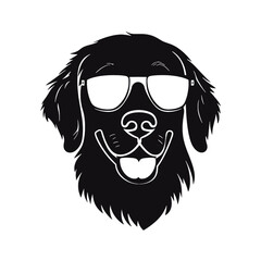 golden retriever dog vector