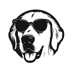 Golden retriever Silhouette 