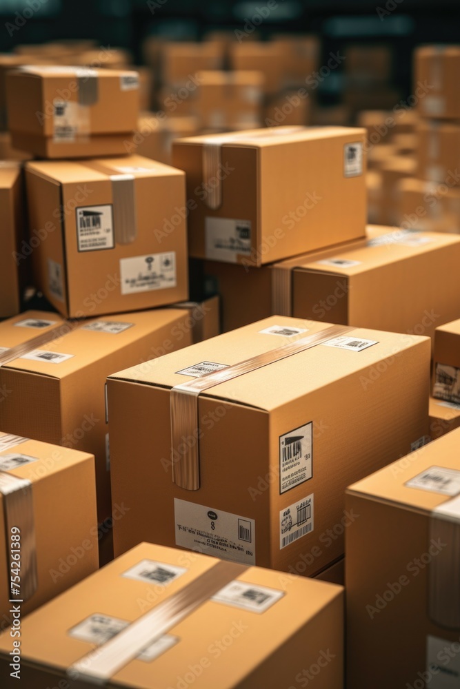 Poster boxes placed in a room, suitable for storage solutions