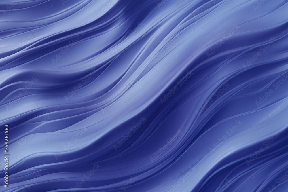 Poster close up of a blue wavy background, suitable for various design projects