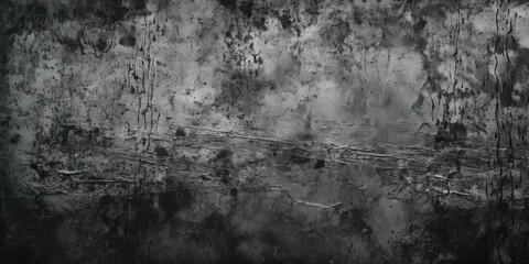 Fototapeta premium A stark black and white image of a weathered wall. Suitable for backgrounds or textures