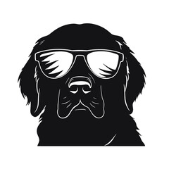 Golden retriever eyeglasses