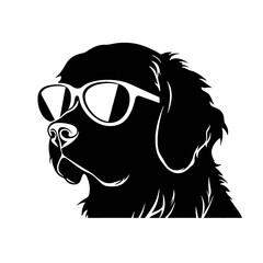 Golden retriever eyeglasses