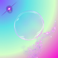 abstract background with bubbles