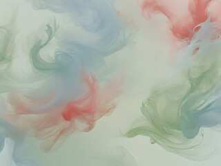 Abstract watercolor background with flowers. Abstract Landscapes of the Imagination.