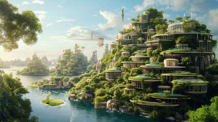 "EcoUtopia: Sculpting Tomorrow's Harmony"