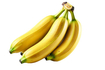 Bananas on a white background