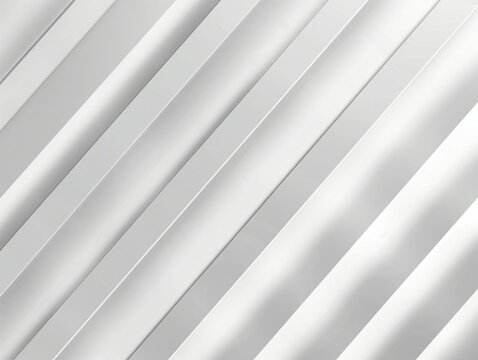 A minimalist image showing white diagonal stripes with subtle shadows creating a 3D effect.